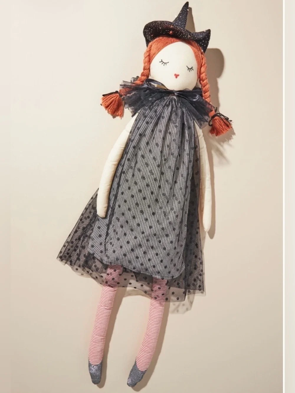 Anthropologie Witch Plush Doll NWT